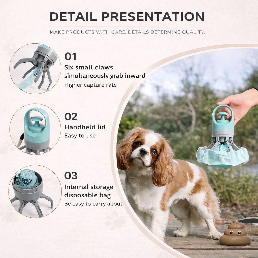 EasyScoop™ No-Touch Poop Scooper